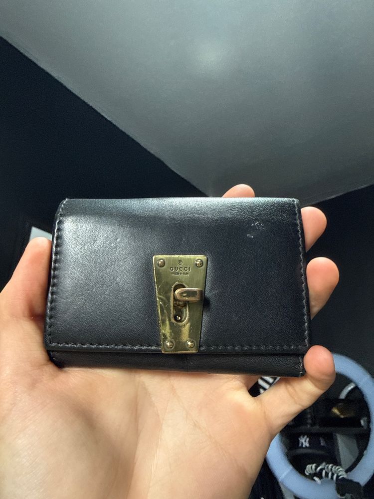 Gucci Black Leather Wallet image 1