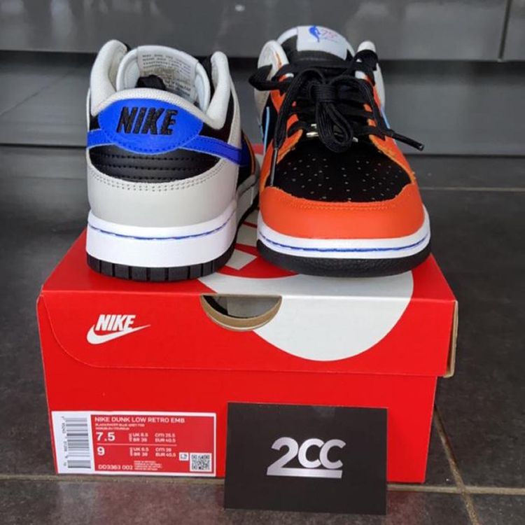 - Nike Dunk Low Retro EMB NBA 75th Anniversary Knicks image 3