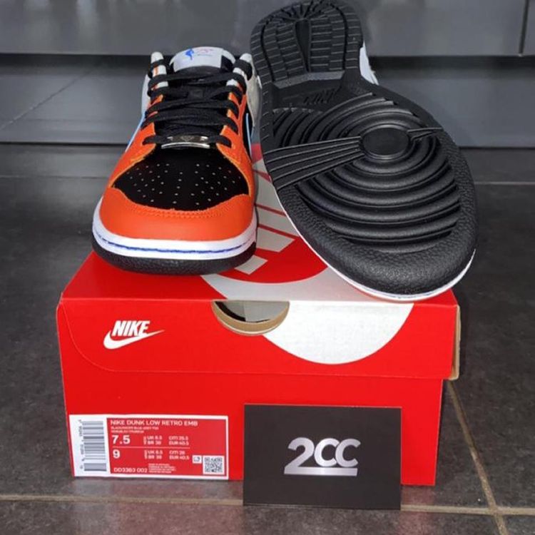 - Nike Dunk Low Retro EMB NBA 75th Anniversary Knicks image 4
