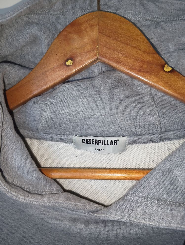 Caterpillar Grey Hoodie 3