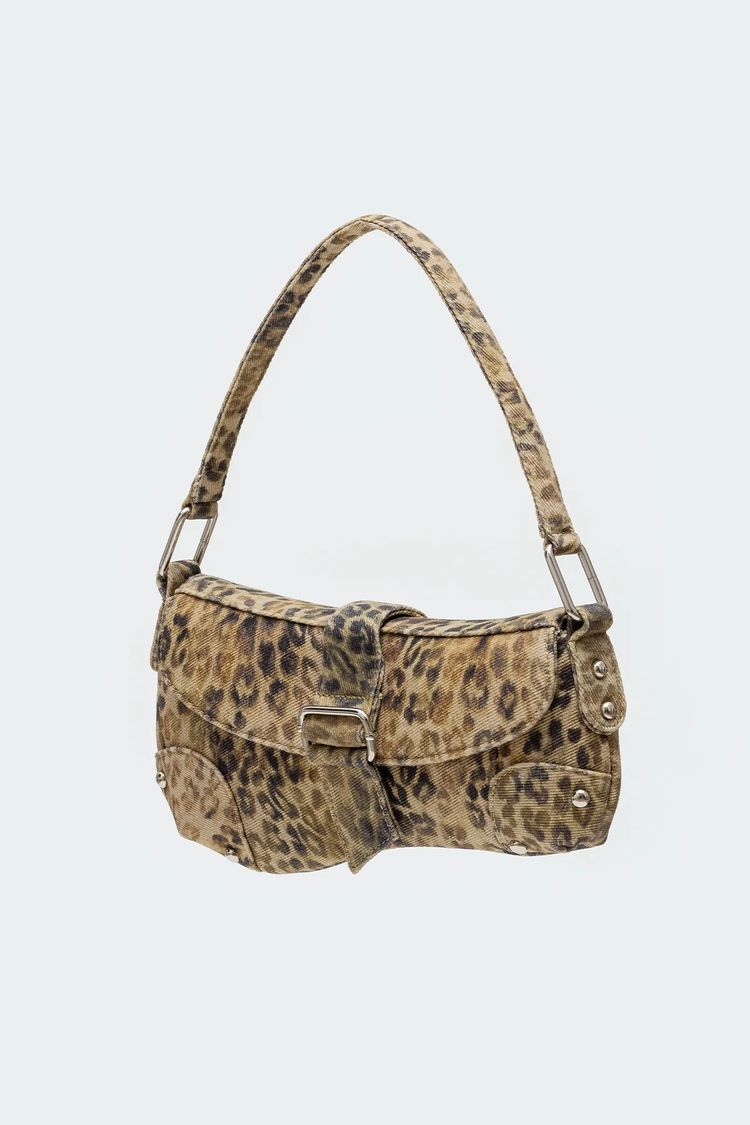 Leopard Print Shoulder Bag obraz 2