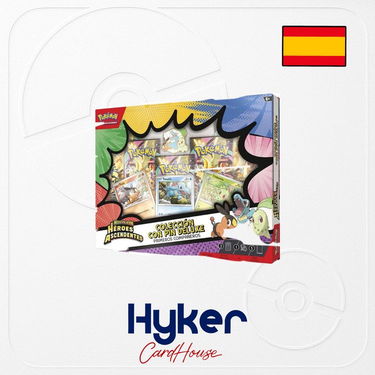 Pokémon Heroes Ascendentes – Coleccion pin deluxe – Primeros compañeros en español product image