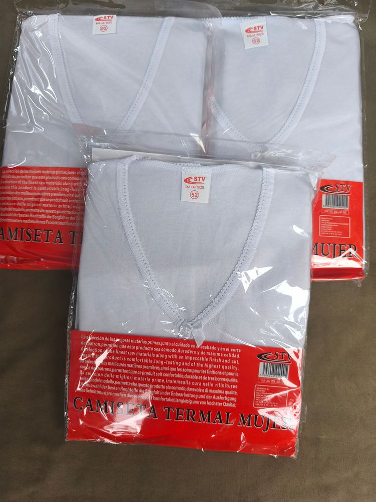 3 Camisetas Interior Mujer  3