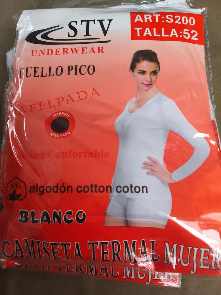 3 Camisetas Interior Mujer  2