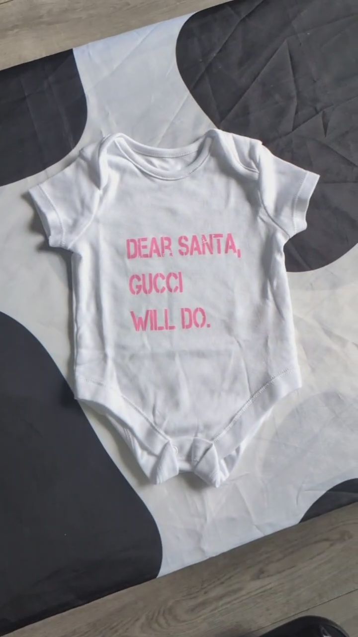 Christmas Theme Baby Vest Vest imagen 1