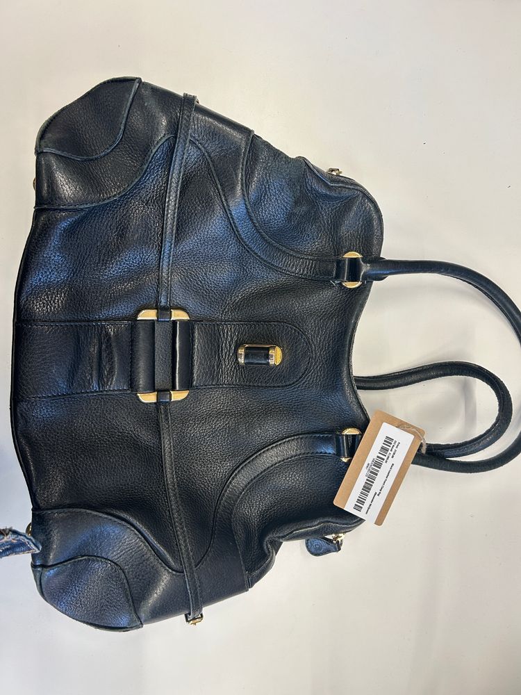 Alexander McQueen Alexander McQueen Black Leather  Hand Bag zdjęcie produktu