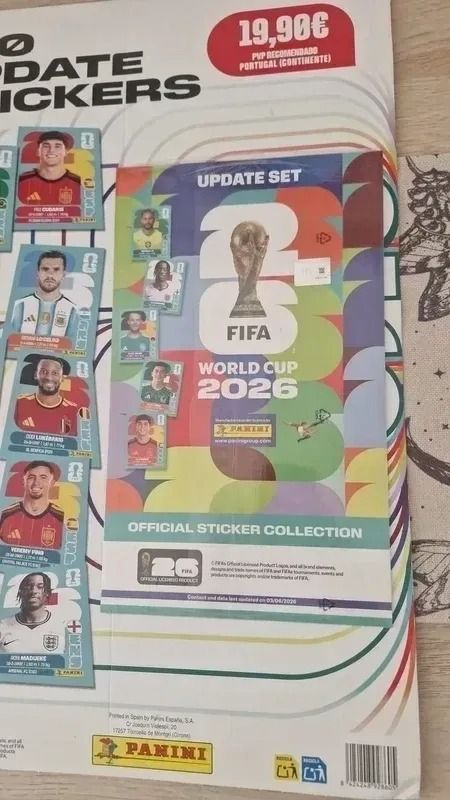 Panini Update Stickers Mundial 2026 image 3