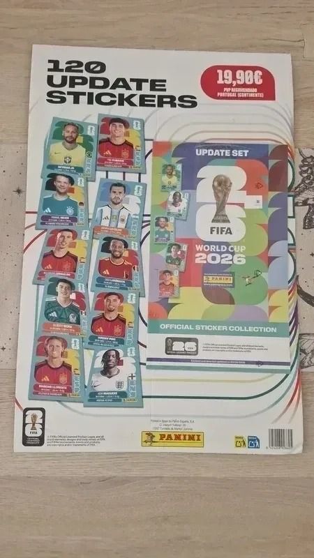 Panini Update Stickers Mundial 2026 image 1