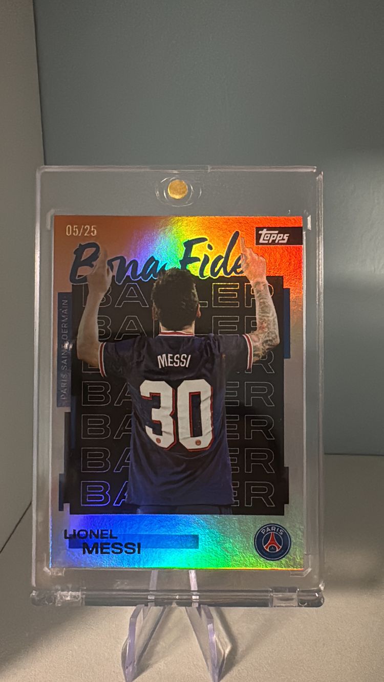 Topps Leo messi /25 Team set PSG 25/26 product image