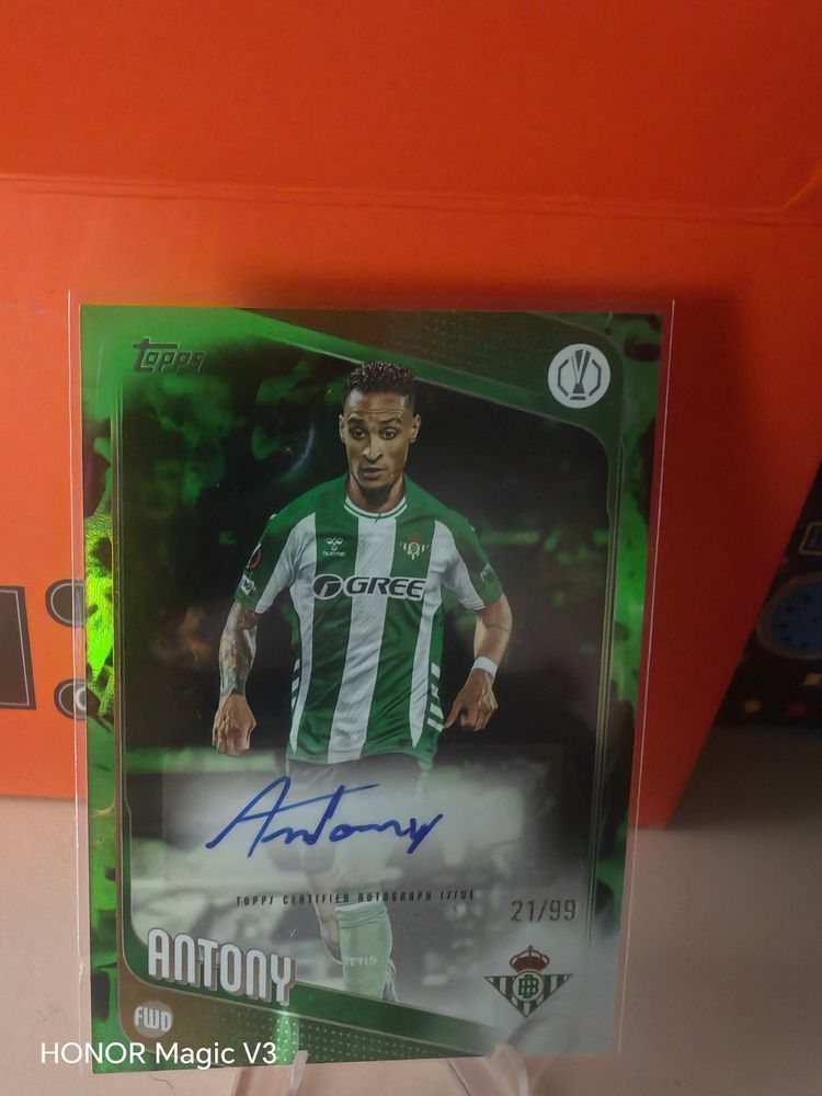 Topps Uefa Club Competition 2025/26 Autograph Card