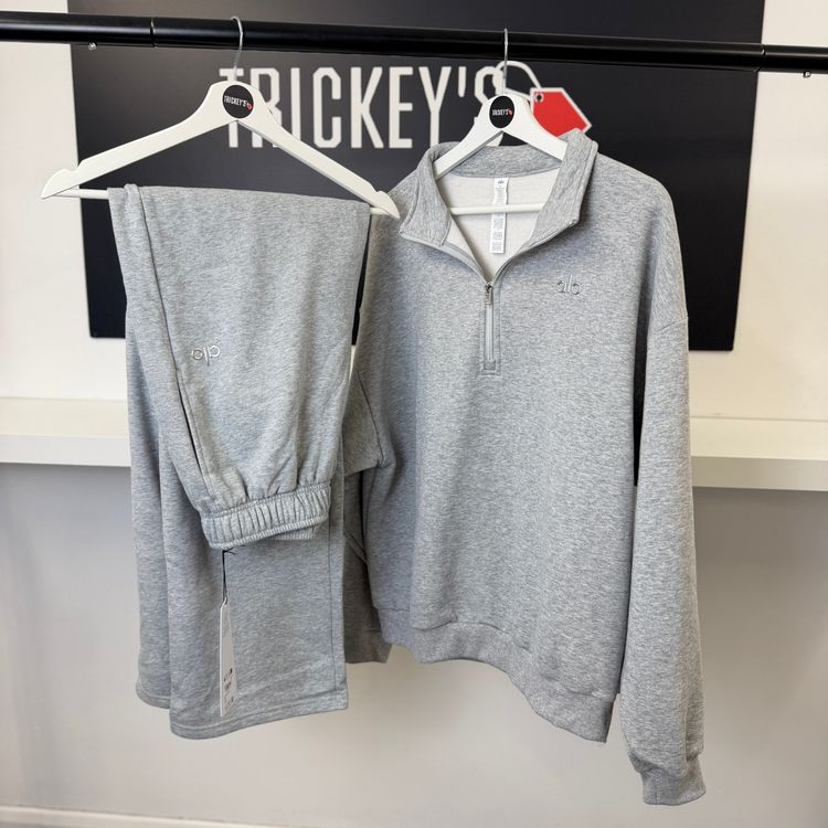 Alo Men’s Grey Full Tracksuit Relaxed Fit 3