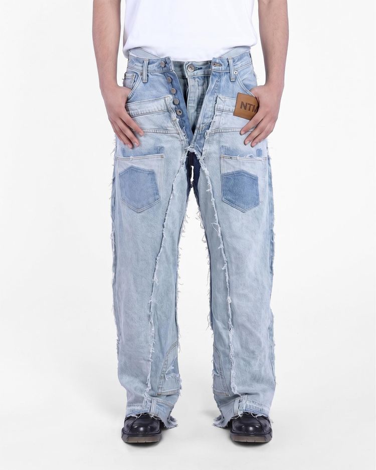 Other Patchwork Camo Paneled Straight Jeans product image