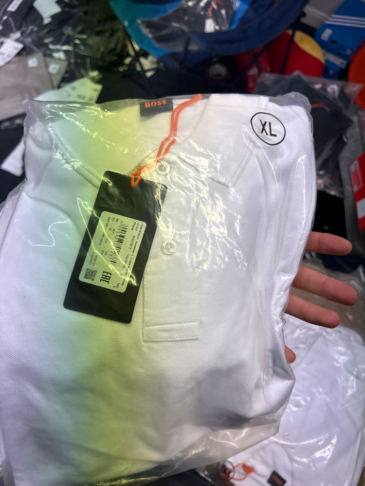 Boss White Polo Shirt