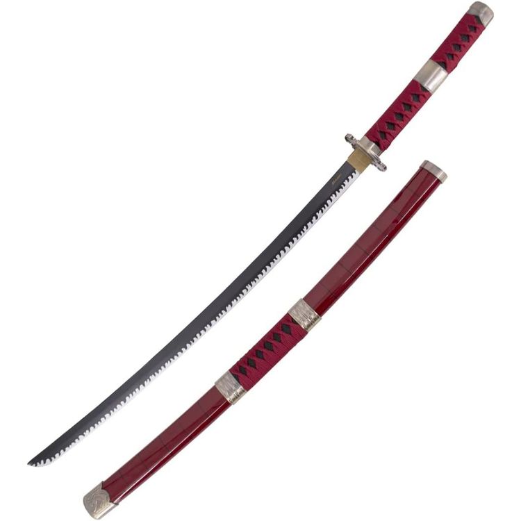 One Piece Sword Roronoa Zoro Sandai Kitetsu V.2 Katana Wooden Cosplay Sword image 1