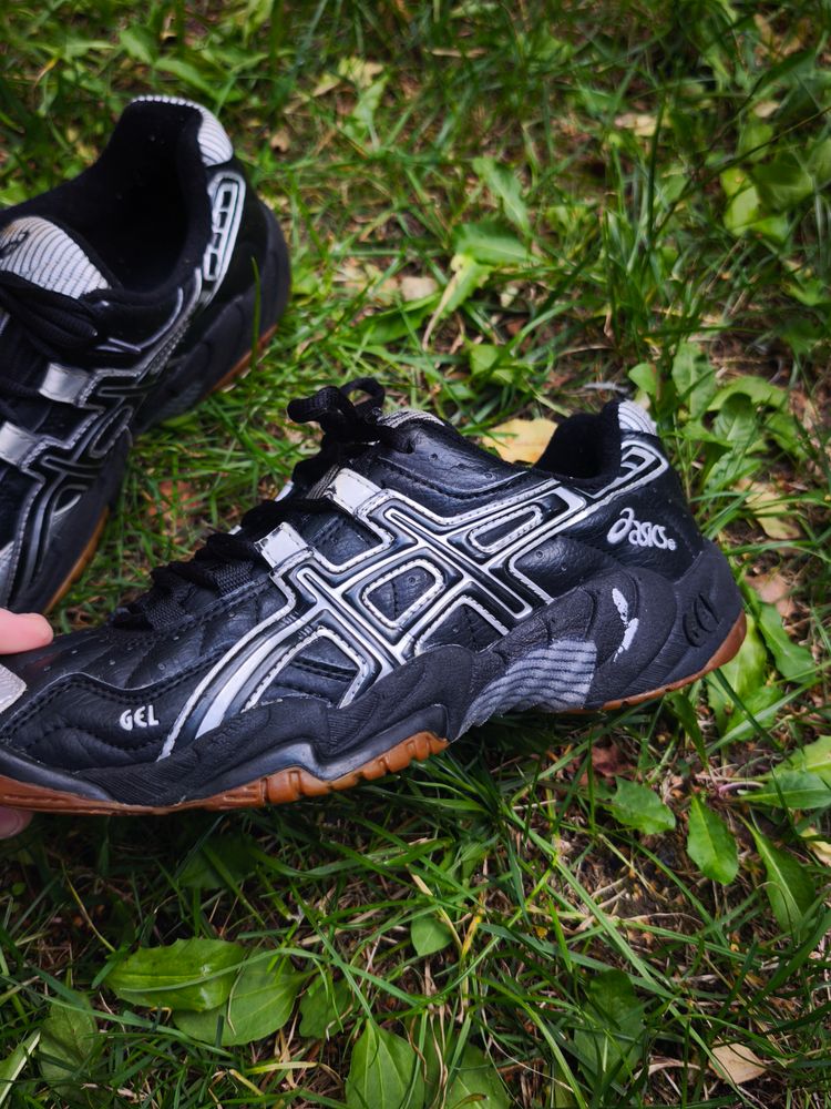 Asics Black And Silver Athletic Shoes image 9