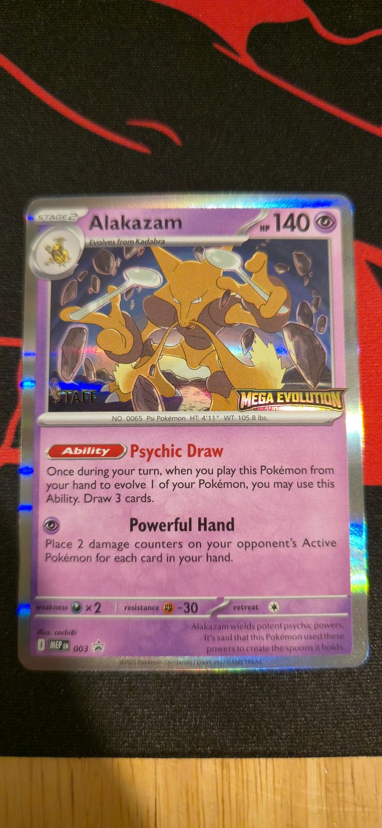 Pokémon Alakazam Mega Evolution Pokémon Card product image