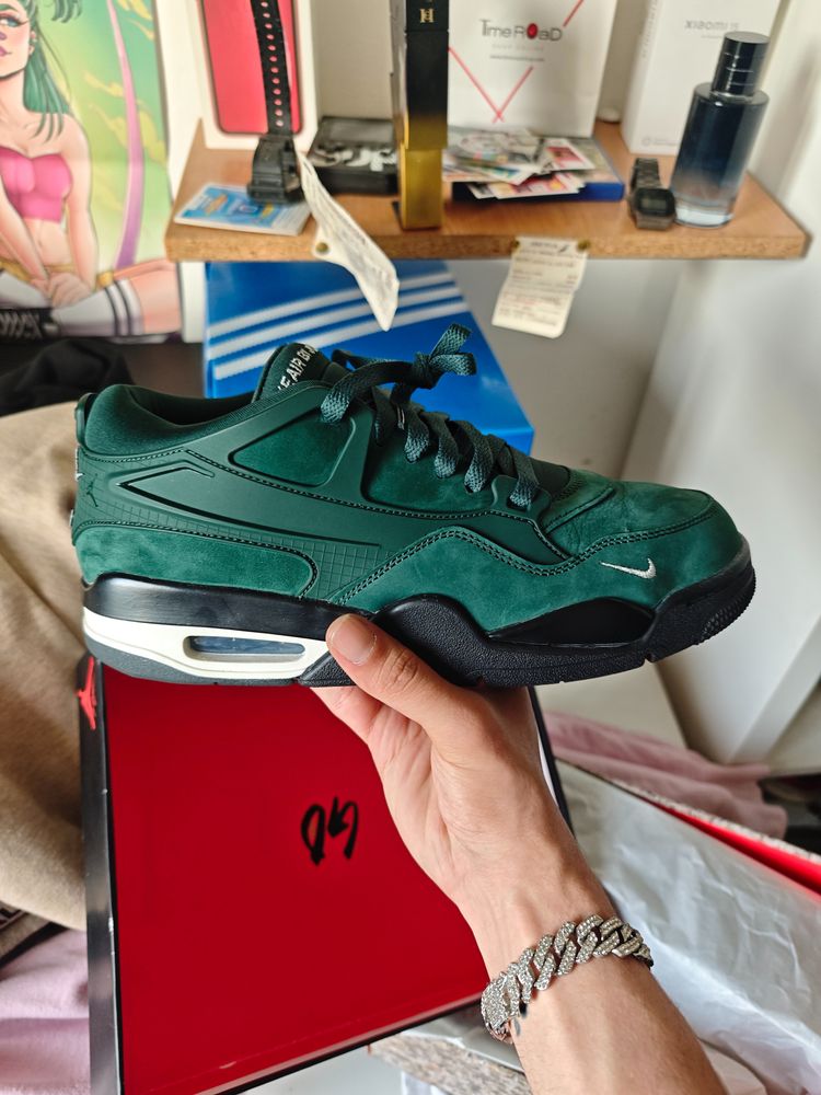 Jordan 4 RM Nigel Silvestre Green