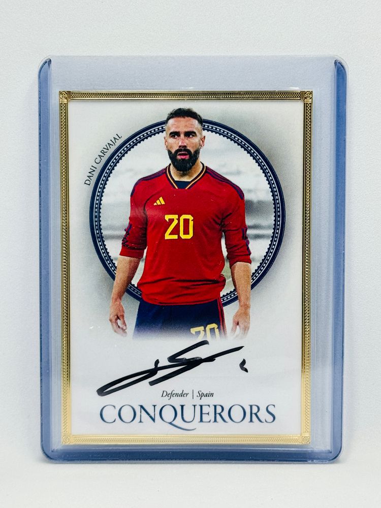 ON CARD AUTO /8 23k gold - Dani Carvajal - España - Conquerors - Futera Incredible 2026