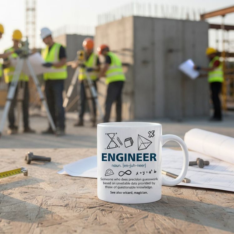 Funny Engineer Definition Sarcastic Ceramic Coffee Mug – Humorous Engineering & Tech Professional Novelty Cup (M1085) image 4