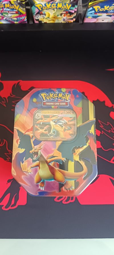 Pokemon Red Zard Tin