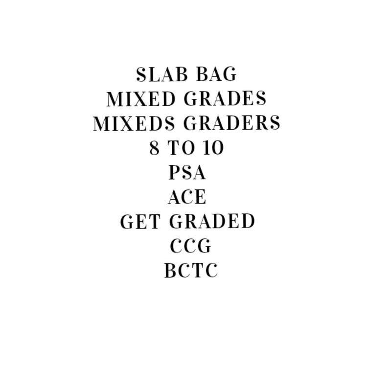 Pokemon SLAB BAG  product image