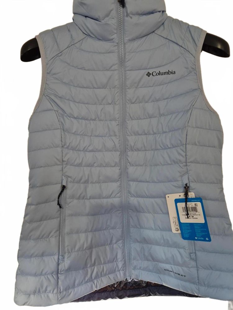 Columbia Womens Gilet,  baby blue uk Large , insulated rrp £85
