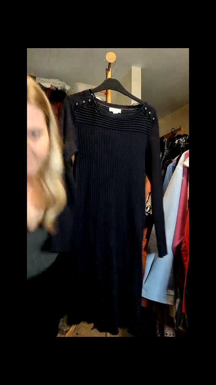 Other Monsson  -Size 10  -preloved - cable knit dress - long sleeves -  product image