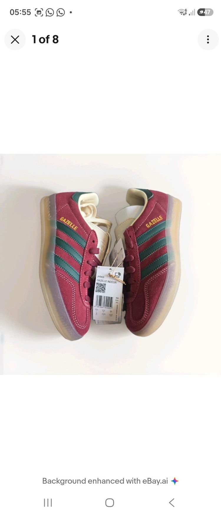 Adidas Originals Adidas Samba Sneakers 3.5 uk product image