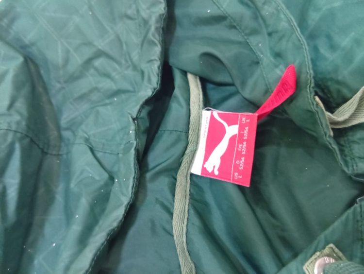 Puma green and white hooded jacket 3