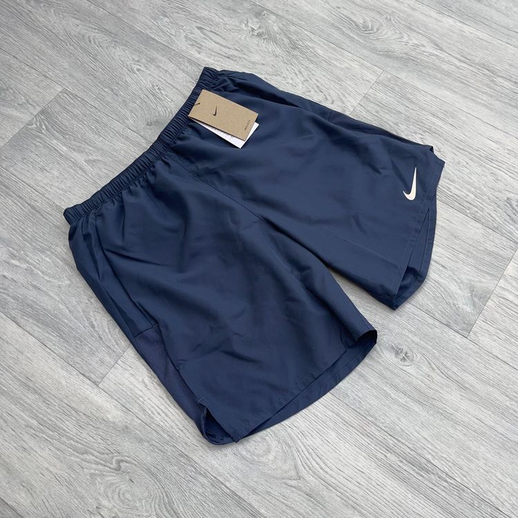 Nike Dri Fit Challenger 7" Training Running Shorts - Thunder Blue image 1