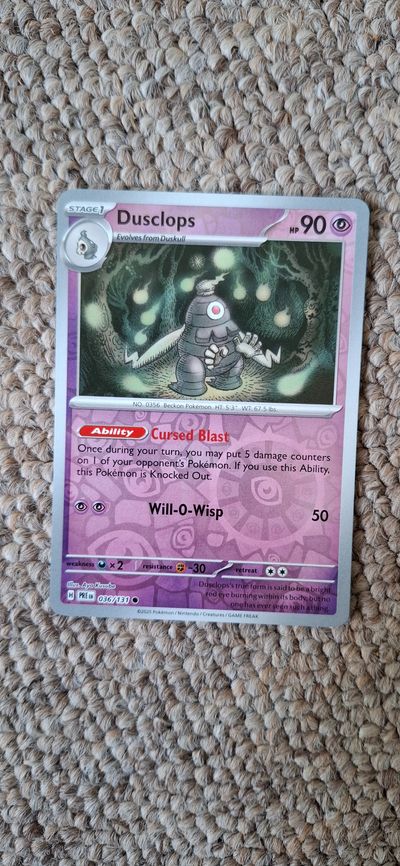 Dusclops Pokémon Card