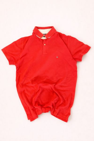 Tommy Hilfiger Red Polo Shirt