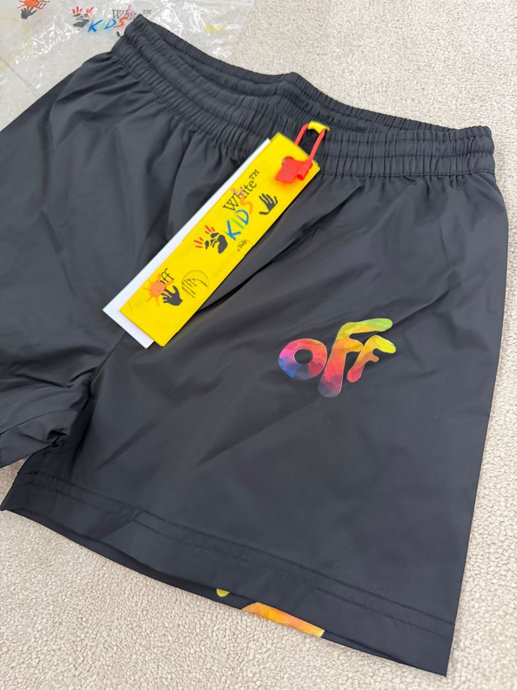 Off White Swim Shorts Black & Multicolour BNWT RRP £159 2