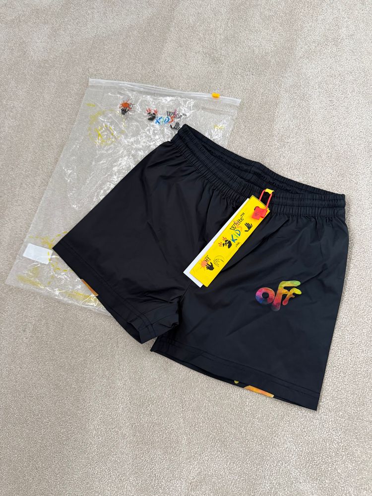 Off White Swim Shorts Black & Multicolour BNWT RRP £159
