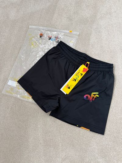 Off White Swim Shorts Black & Multicolour BNWT RRP £159