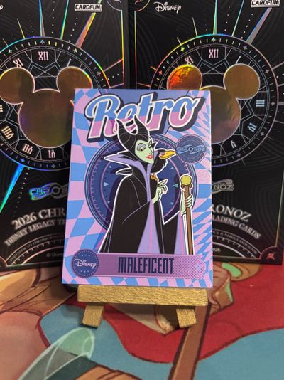 Disney Maleficent 014/100 Retro Trading Card