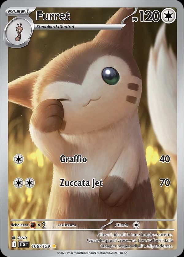 Furret #168 Pokemon Journey Together 