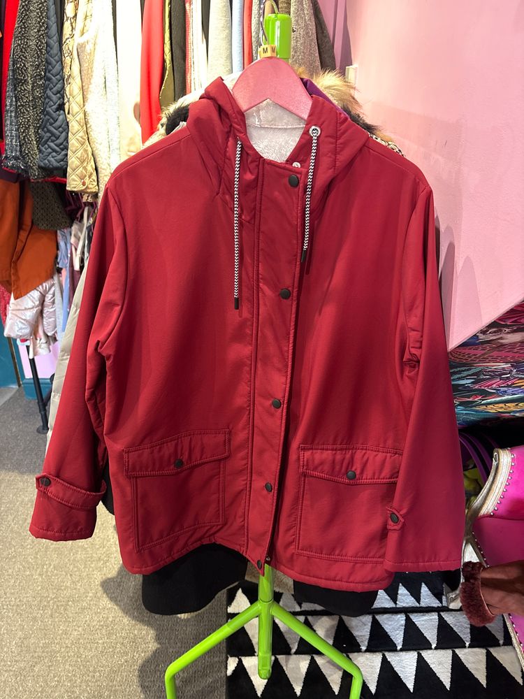 Red Hooded Jacket image 1