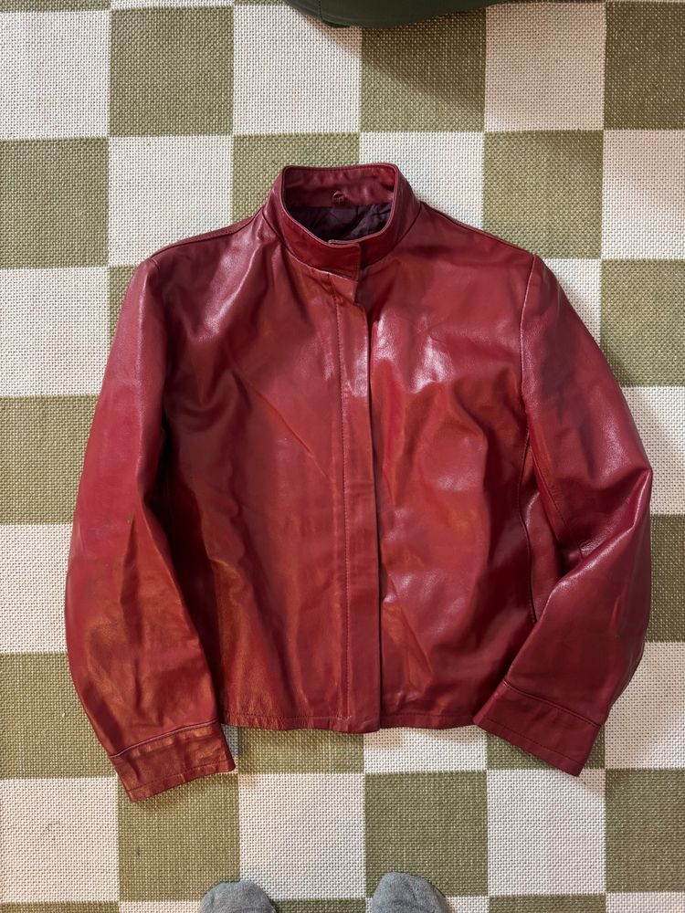 Red Leather Jacket image 1