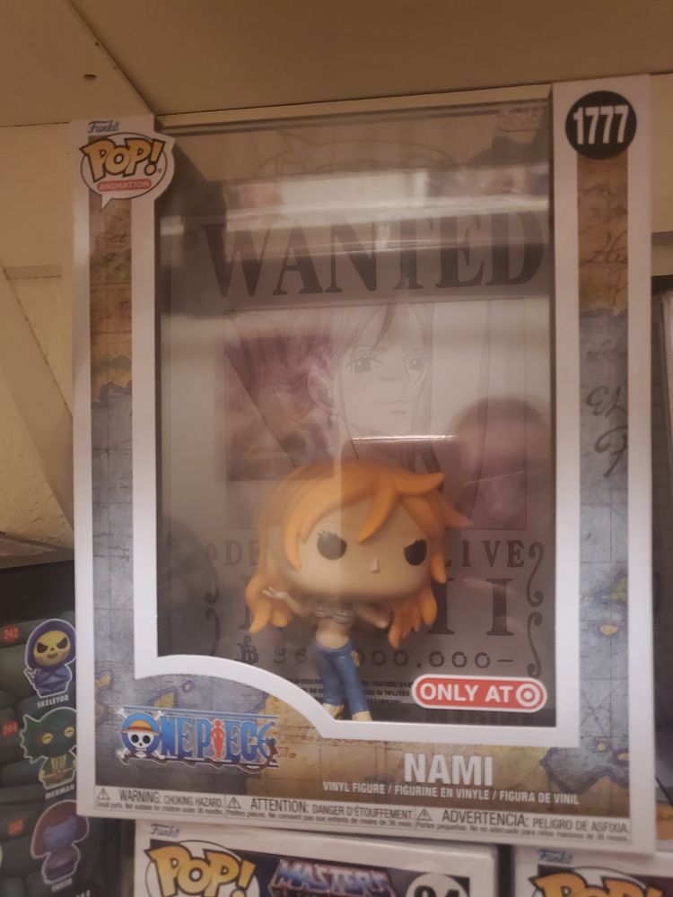 Funko Pop Animation Nami Wanted Poster Nami Figure
