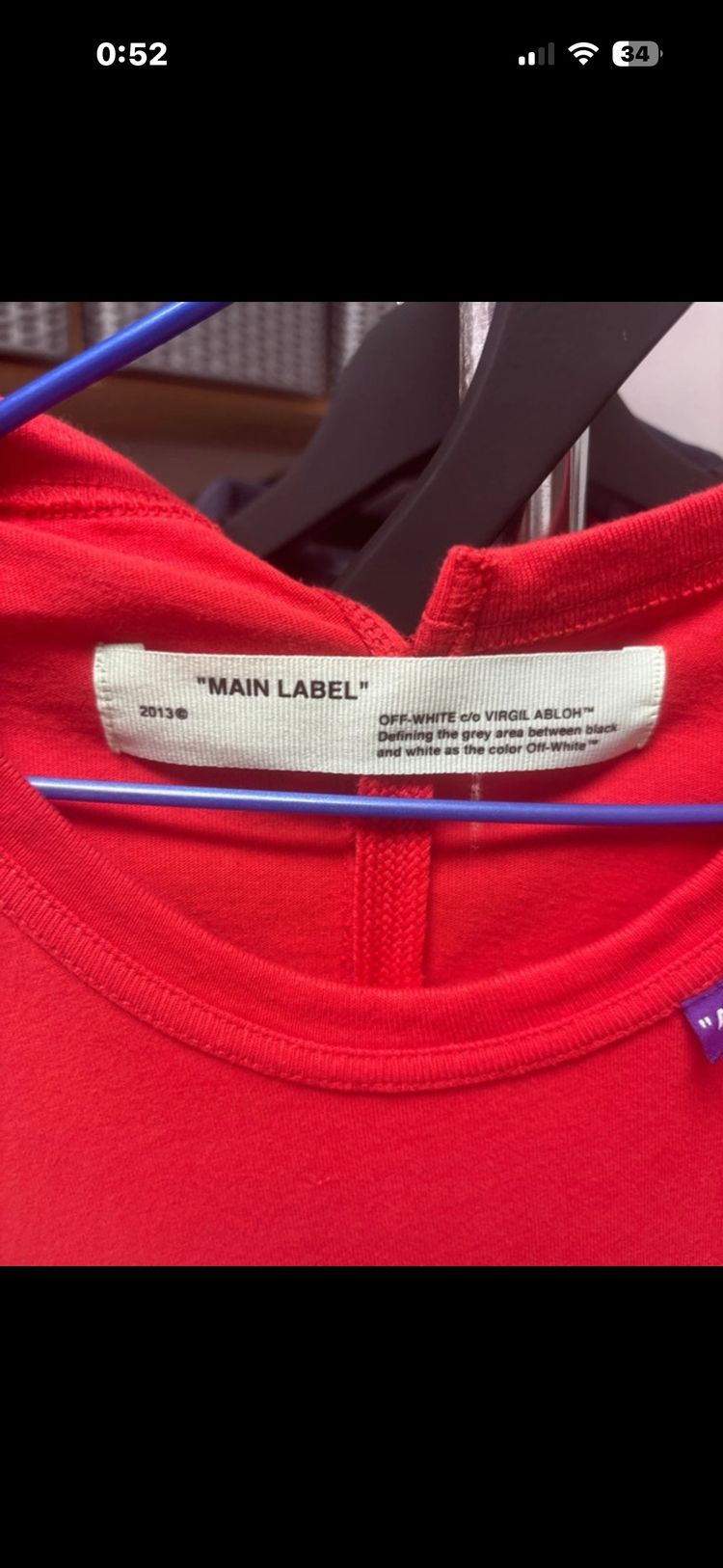 Off-White Red Graphic T-Shirt 4