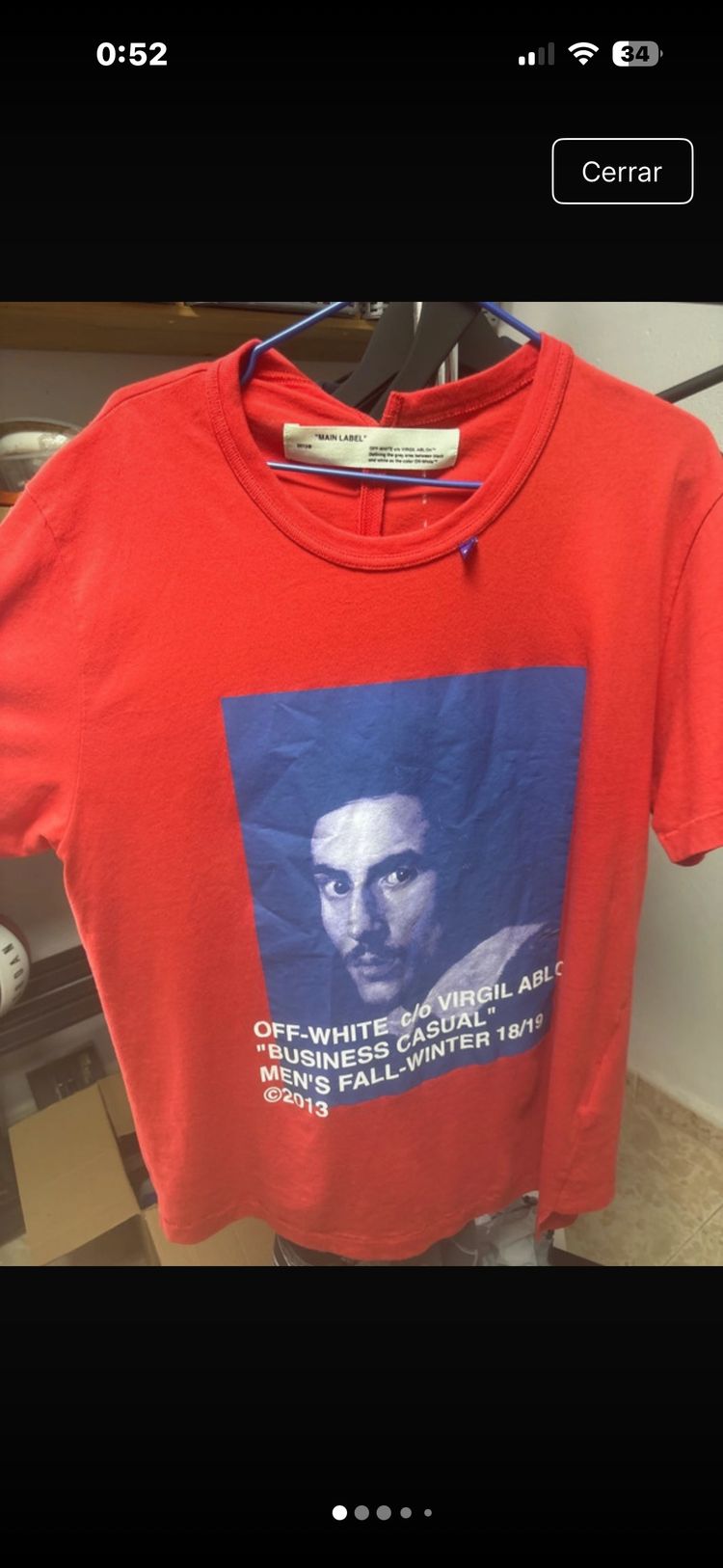 Off-White Off-White Red Graphic T-Shirt product image