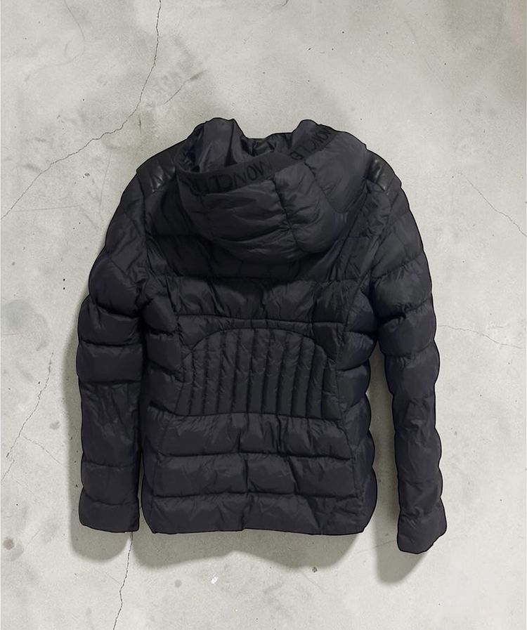 Moncler Black Puffer Jacket With Hood 2