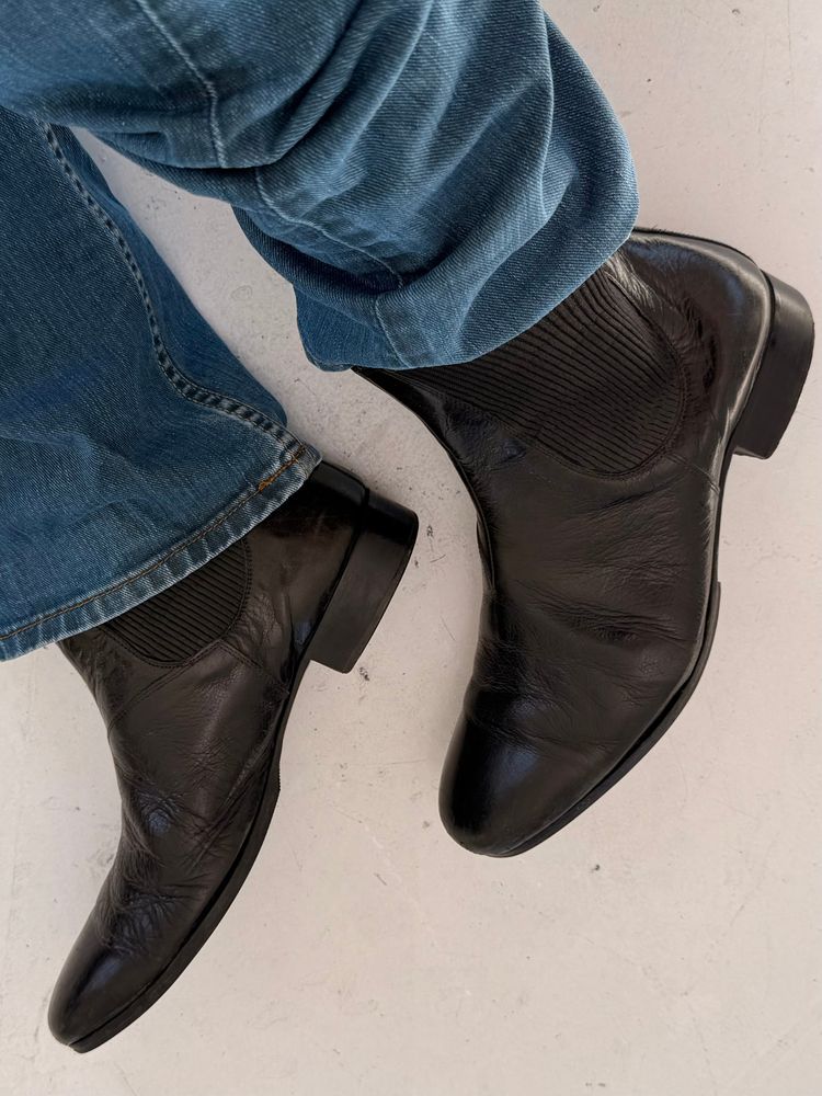 '00s Burberry Prorsum leather Chelsea boots (UK9.5) obraz 1