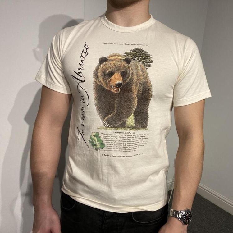 Other Vintage 00s Italian Camping Tourist Bear Graphic Print Tee product image
