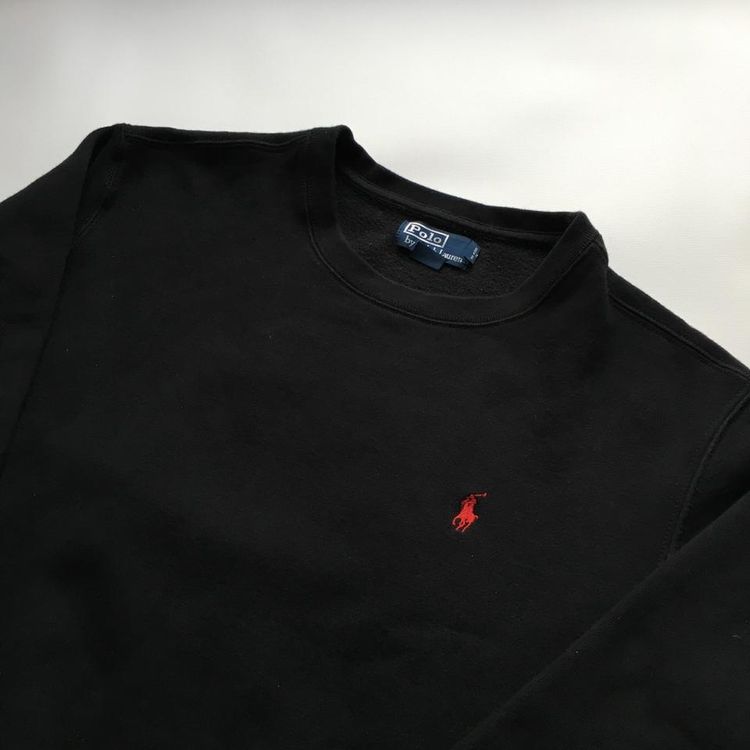 Other Men's Ralph Lauren Polo Crew Neck Jumper | Size XL - Looks good Oversized | Black | Message Me product image