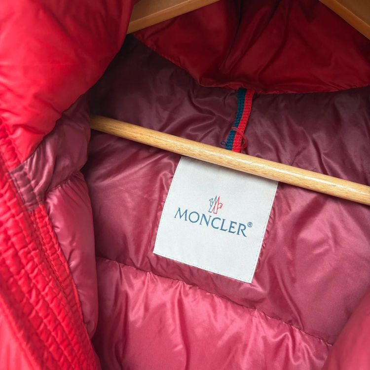 Moncler Gers Red Down Hooded Gilet Vest - 1 imagen 9