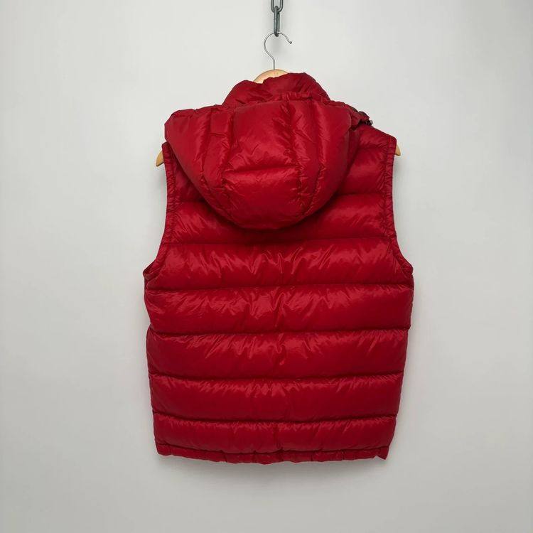 Moncler Gers Red Down Hooded Gilet Vest - 1 imagen 5
