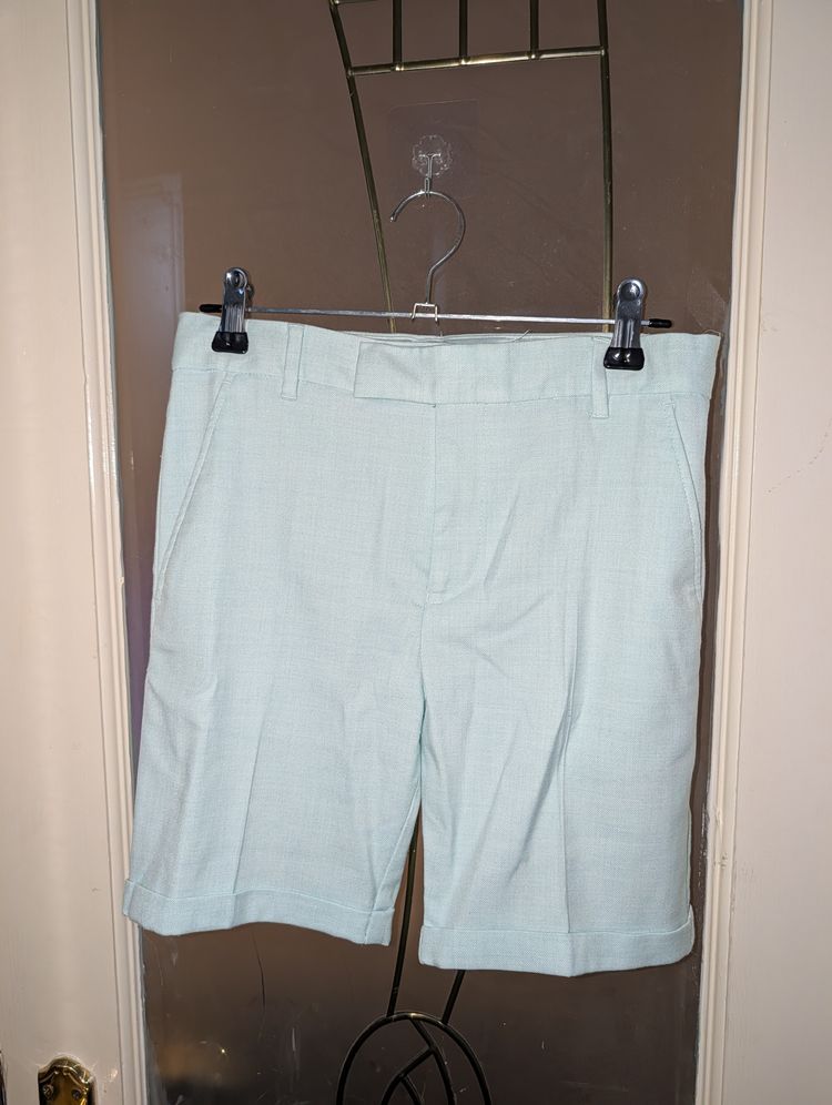 Blue Blazer And Shorts Set image 5