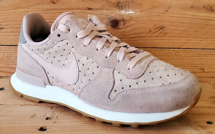 Nike Internationalist Low Suede Trainers UK4.5/US7/E38 828404-204 Pink/White/Gum image 6